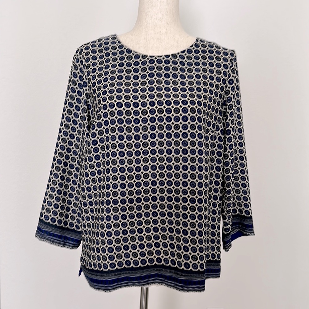 Cynthia Rowley 3/4 Sleeve Blouse S